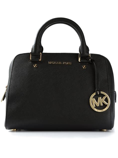 michael michael kors fob bowling bag|MICHAEL Michael Kors Williamsburg Extra Small Bowling .